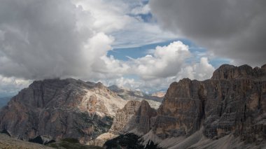 Dolomites Alpler, dağ, yaz, İtalya
