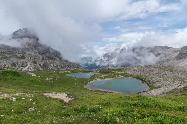 Alpes Dolomitas, Montaña, Verano, Italia — Foto de Stock