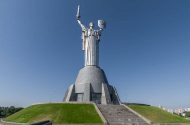 Kiev, Ukrayna, panoramik şehir manzaralı