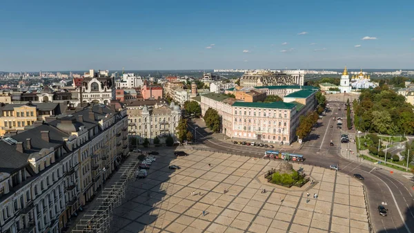 Kyjev, Ukrajina, panoramatický pohled — Stock fotografie