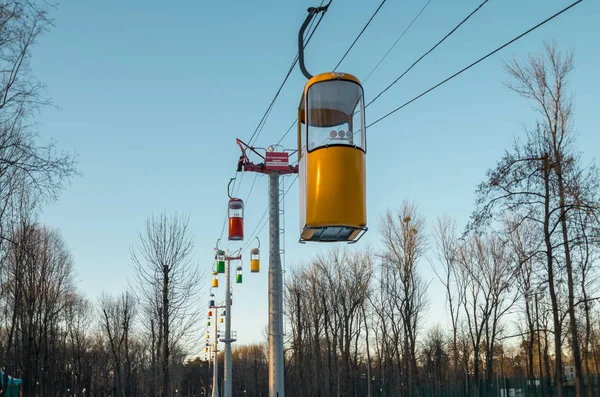 Kharkiv, Ukrayna, yolcu teleferik kültür ve Rekreasyon Maksim Gorki Central Park içinde