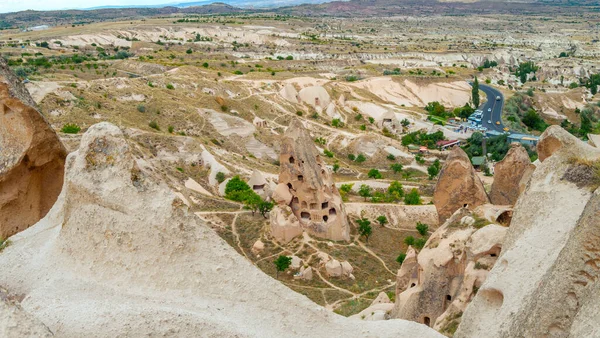 Formasi batuan di Pigeon Valley of Cappadocia, Turki — Stok Foto