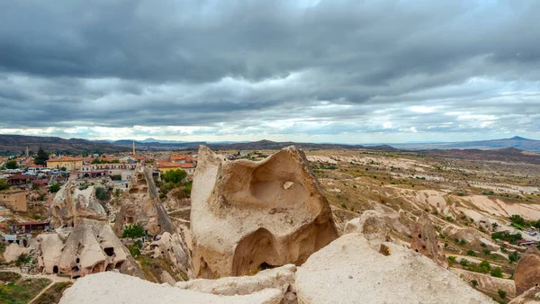 Rock formations in Pigeon Valley of Cappadocia , Turkey — Stock Photo, Image