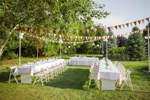 Beautiful wedding set up — Stock Photo, Image