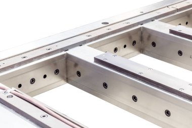 Metalik soyut. Çekirdek bir enjeksiyon