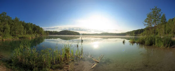 Nascer Sol Sobre Reservatório Ucrânia Lago — Fotografia de Stock