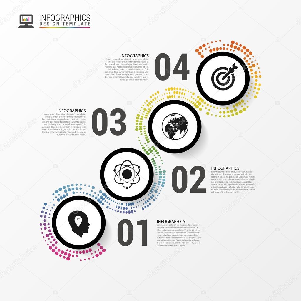 Abstract infographic design template. Business concept. Vector