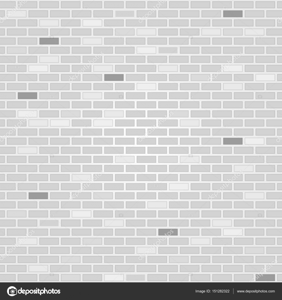 White brick wall background. Vector Stock Vector by ©ondrakulisek