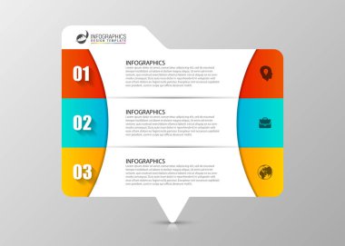 Daire infographics. Diyagramı şablonu. Vektör çizim