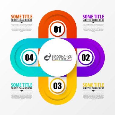 Infographic kavramı ile kutsal kişilerin resmi. Diyagramı şablonu. Vektör