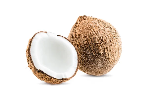 Padrão sem costura de frutas. Coco isolado sobre fundo branco. Co — Fotografia de Stock