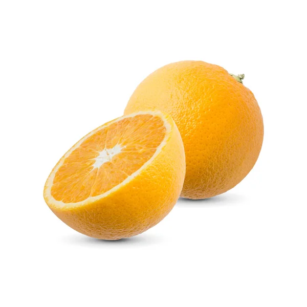 Seamless mönster med tropisk frukt. Orange isolerad på vita b — Stockfoto