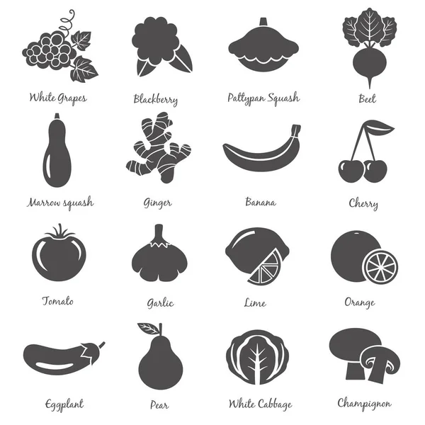 Fruits Vegetables Eco Products Concept Nature Blurry Background Vector Illustration Royalty Free Stock Vectors