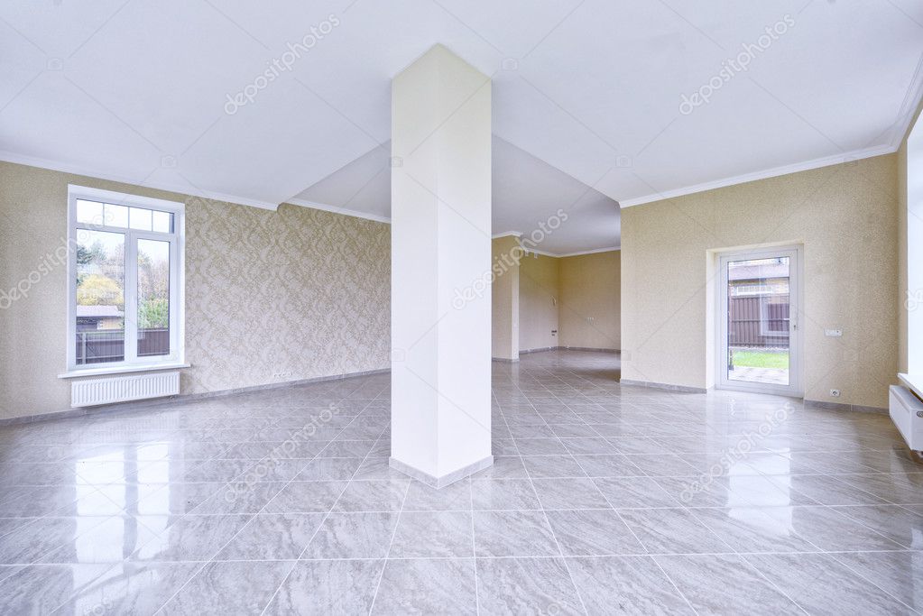 Empty interior in modern house Stock Photo by ©ovchinnikovfoto 128215430