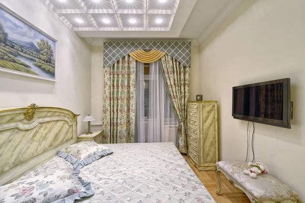Iç tasarım yatak odası — Stok fotoğraf