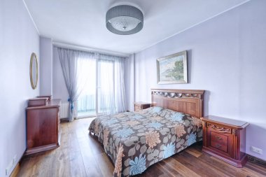 iç tasarım yatak odası.