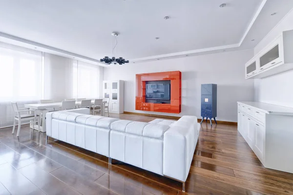 Sala de estar interior na casa moderna . — Fotografia de Stock