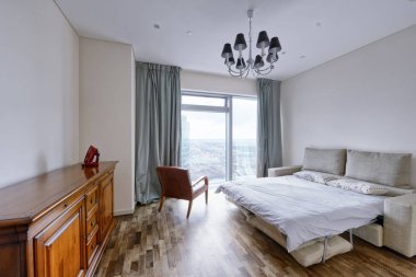 iç tasarım yatak odası.