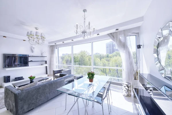 Living room interior in modern house.