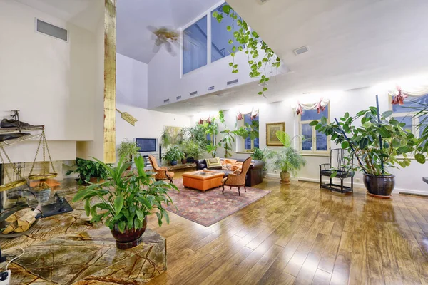 Living room interior in modern house.