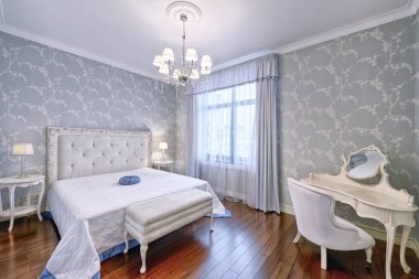 iç tasarım yatak odası.