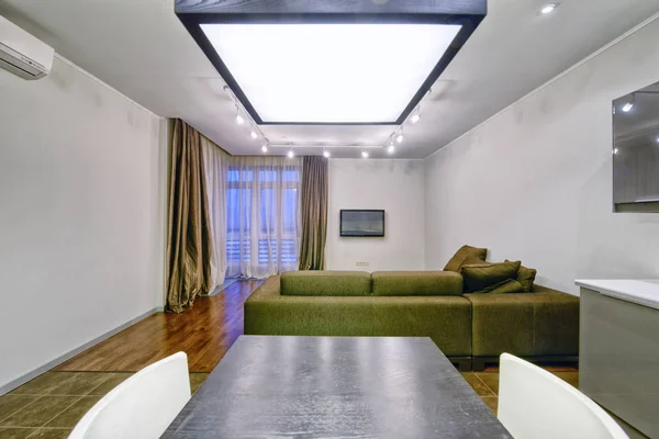 Nappali belső modern házban. — Stock Fotó