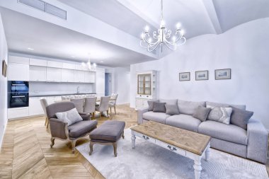 modern ev salon iç.