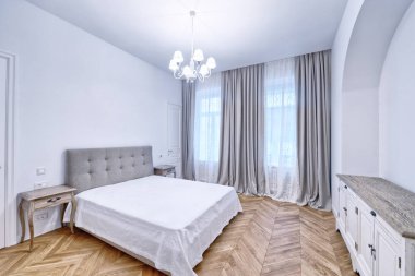 iç tasarım yatak odası.