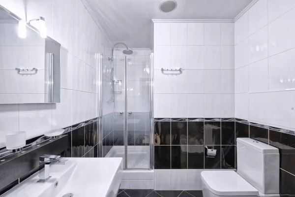 Design Casa Banho Interior Moderno Imobiliário Urbano — Fotografia de Stock