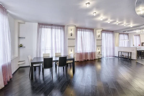 Salon Intérieur Dans Maison Moderne — Photo