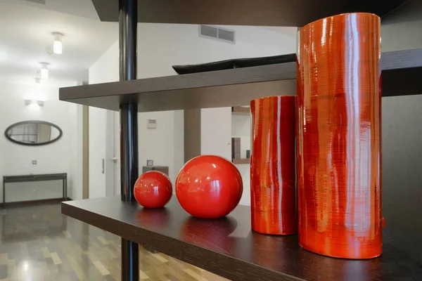 Salon Intérieur Dans Maison Moderne — Photo