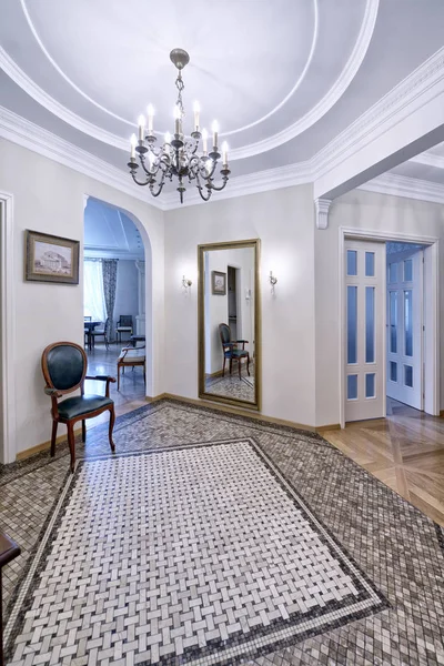 Rusia Moscú Diseño Interior Sala Nuevo Apartamento —  Fotos de Stock