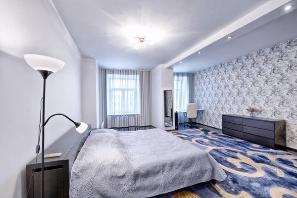 Russia Moscow - Modern interior design bedroom town real estate