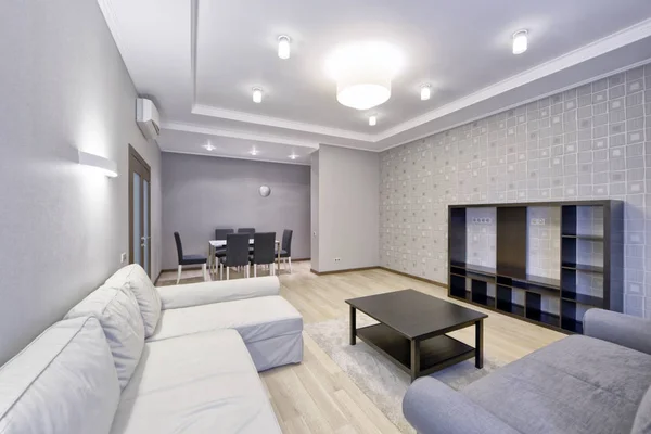 Russia Moscow - Modern interior room design urban real estate.