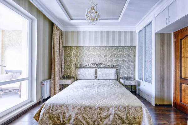 Russia Moscow - Modern interior design bedroom town real estate