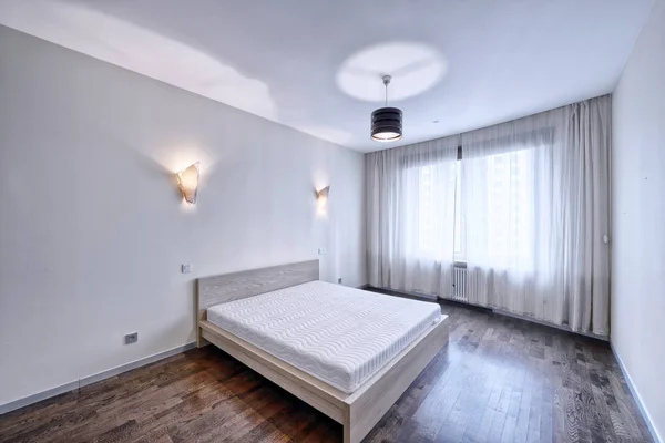 Russland Moskau Moderne Innenarchitektur Schlafzimmer Stadt Immobilien — Stockfoto