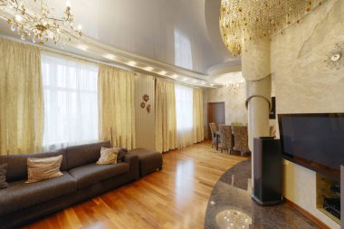 modern ev salon iç.