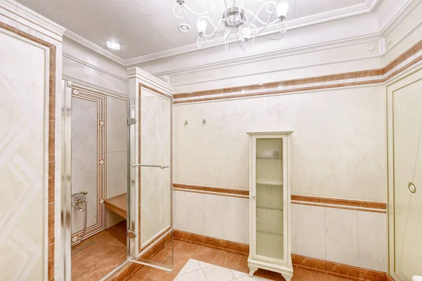 Rússia Moscou Moderna Renovação Designer Uma Casa Luxo Elegante Interior — Fotografia de Stock