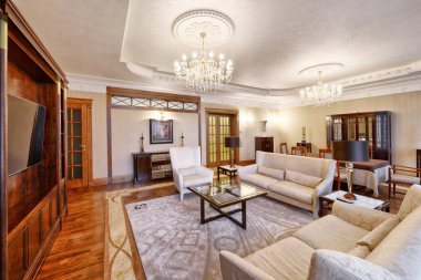 modern ev salon iç.