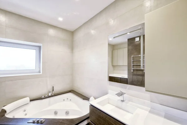 Interior Moderno Banheiro Nova Casa — Fotografia de Stock