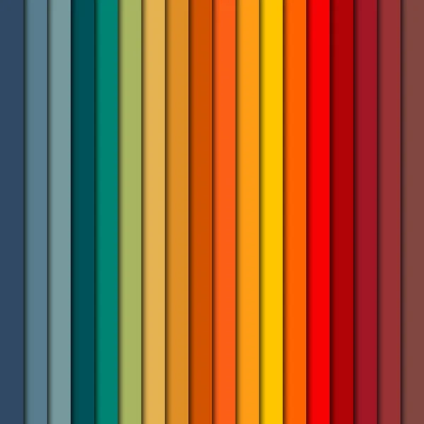 Dikey renkli spektrum çizgili arka plan. Vektör — Stok Vektör