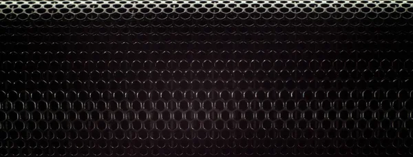 Абстрактний сталевий або металевий фактурний візерунок з гексагональними клітинами крупним планом як промисловий фон — стокове фото