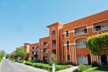 Lüks Arap resort ev avlu güneş gün