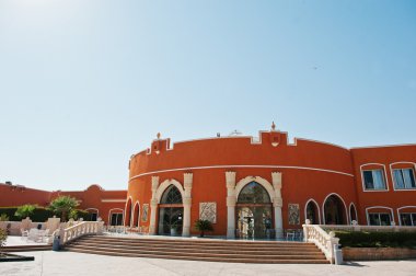 Hurghada, Mısır -20 Ağustos 2016: Luxury resort Karayip dünya S