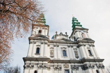 Ternopil, Ukrayna, Avrupa'nın Saint Mary's katedral kilise.