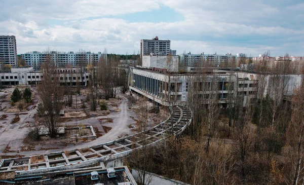 Дом культуры "Энергетик" в г. Чернобыль, Украина. Abadoned — стоковое фото