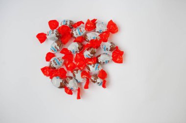 Düsseldorf, Almanya - 18 Şubat 2017: Çikolata şekerleme türü