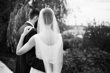 Manzara Panorama adlı arıyorum evlilik çift arkasında. Siyah bir