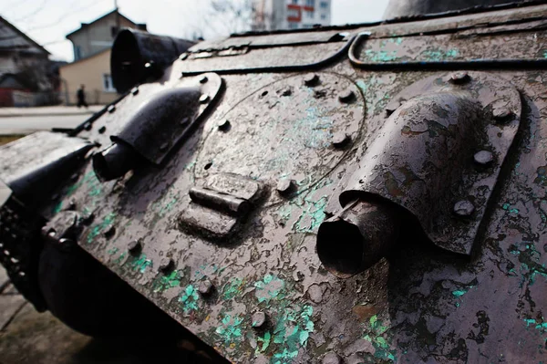 Escape do velho tanque militar vintage . — Fotografia de Stock