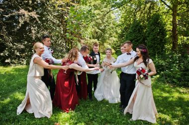 Nedime ve en iyi ile zerafet düğün çift içme mans 